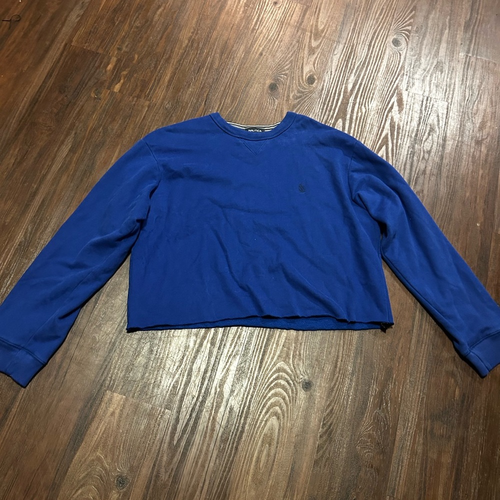 Blue nautica sweatshirt